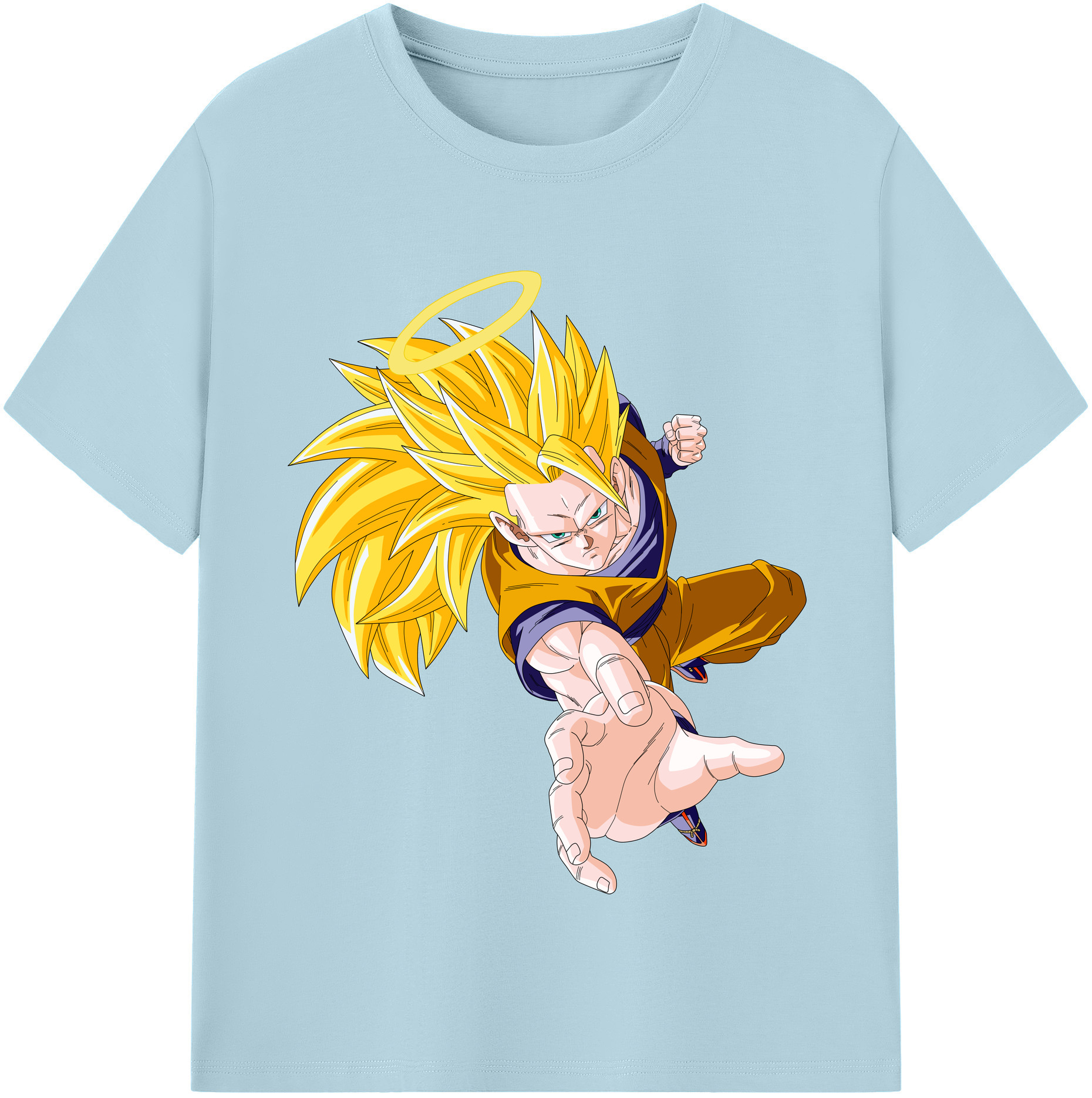 （画像用） ドラゴンボール 孫悟空（そん ごくう）Son Goku カカロット DRAGON BALL Kakarotto 綿100％半袖Tシャツ（フロントプリント）